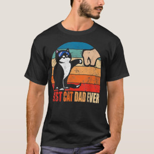 Beste kat vader ooit paw vuist boemboze vaderdag t-shirt