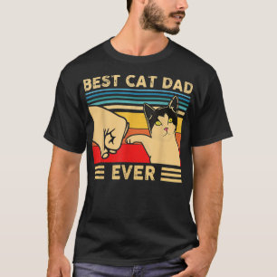  beste kat vader ooit vuist borrel papa Fath T-shirt
