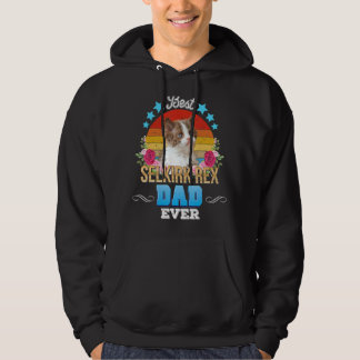 Beste kat vader van ver Selkirk Rex Floral Retro v Hoodie