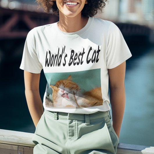 Beste kattenfoto t-shirt