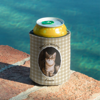 Beste kattenmoeder ooit Aangepaste grappige leuke  Blikjeskoeler