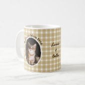 Beste kattenmoeder ooit Aangepaste grappige leuke Koffiemok (Voorkant links)