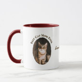 Beste kattenmoeder ooit Aangepaste grappige leuke  Mok (Links)