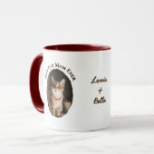 Beste kattenmoeder ooit Aangepaste grappige leuke Mok (Voorkant links)