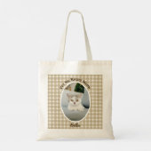 Beste kattenmoeder ooit Aangepaste grappige leuke Tote Bag (Achterkant)