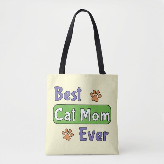 Beste kattenmoeder ooit draagtas (Voorkant)