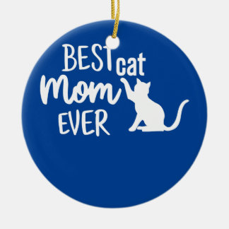 Beste kattenmoeder ooit keramisch ornament