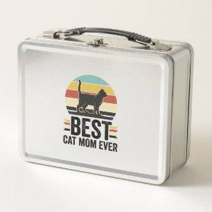 Beste kattenmoeder ooit vintage zwarte kat retro o