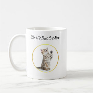 Beste Kattenmoeder ter Wereld Aangepaste Grappige  Koffiemok