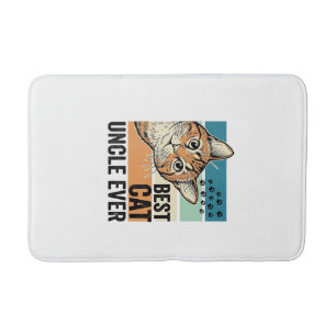 Beste kattenoom ooit vintage kattenliefhebber ontw badmat