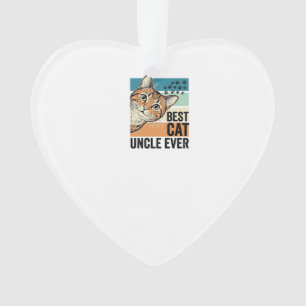 Beste kattenoom ooit vintage kattenliefhebber ontw ornament
