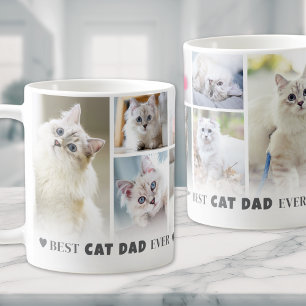Beste kattenvader-huisdierfotocollage koffiemok