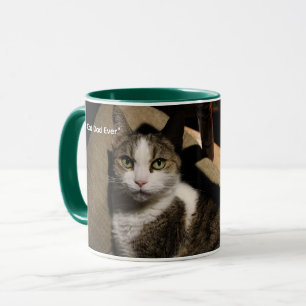 "Beste kattenvader ooit--Elegante poppen Vaderdag Mok