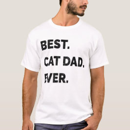 Beste Kattenvader Ooit Grappige Vaderdag Kat Sarca T-shirt