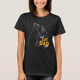 Beste kattenvader ooit  Kat   Vaderdag 4 T-shirt