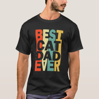 Beste kattenvader ooit Katten Vaderdag 8 T-shirt