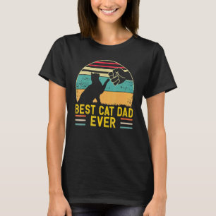Beste kattenvader ooit Kattenpapa vuistbum Vaderd T-shirt