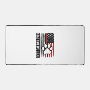 Beste kattenvader ooit Patriotisch poot vlagontwer Bureaumat