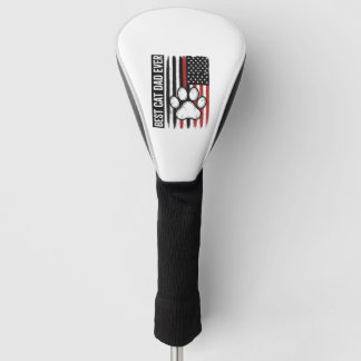Beste kattenvader ooit Patriotisch poot vlagontwer Golfheadcover