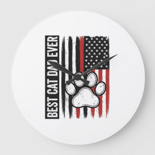 Beste kattenvader ooit Patriotisch poot vlagontwer Grote Klok