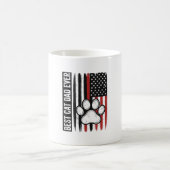 Beste kattenvader ooit Patriotisch poot vlagontwer Koffiemok (Center)