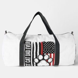Beste kattenvader ooit Patriotisch poot vlagontwer Plunjezak