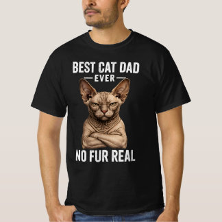 Beste kattenvader ooit Sphynx katten shirt