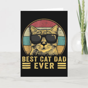 Beste kattenvader ooit Vaderdag cadeau vader kat p Kaart
