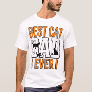 Beste kattenvader ooit vintage kat vader shirt ont