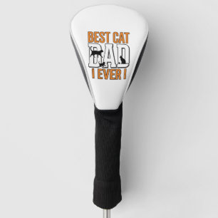 Beste kattenvader ooit vintage kat vader shirt ont golfheadcover