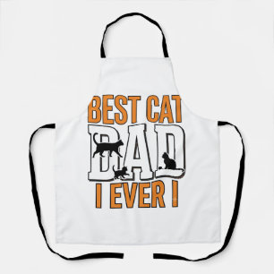 Beste kattenvader ooit vintage kat vader shirt ont schort