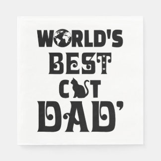 Beste kattenvader ter wereld servet