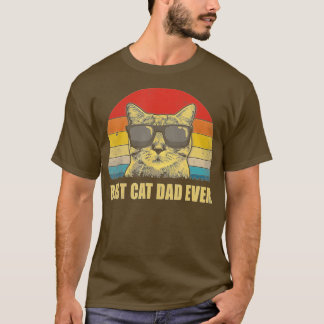 Beste kattevader ooit, bult, geschikt voor Vaderda T-shirt