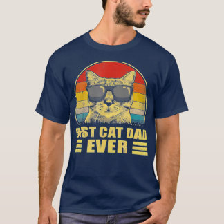 Beste kattevader ooit, bult, geschikt voor Vaderda T-shirt