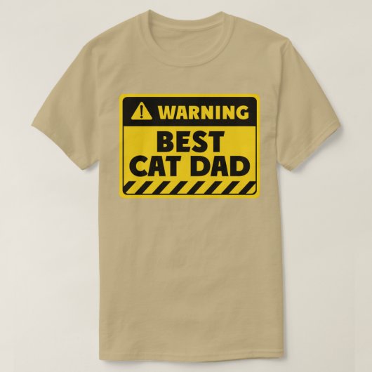 beste kattevader t-shirt (Design voorkant)