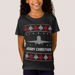Beste kerst piloten luchtvaart lelijke trui t-shirt