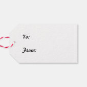 Beste kerstcadeautjes voor kerstmis in Santa Mouse Cadeaulabel (Achterkant Horizontaal)