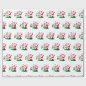 Beste kerstkerstkerstkerstkerstkerstkerstkerstkers cadeaupapier (Vlak)