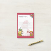 Beste kerstkerstkerstlijst voor Noordpool Post-it® Notes (Op bureau)