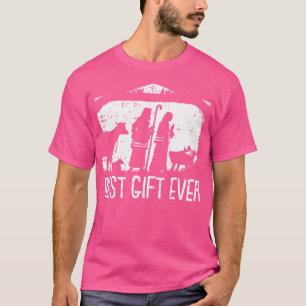 Beste kerstkool Jezus Nativiteit Scene Chri T-shirt
