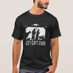 Beste kerstkool Jezus Nativiteit Scene Chri T-shirt