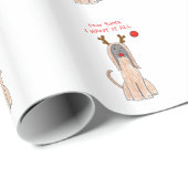 Beste Kerstman, Afghaan.... Cadeaupapier (Rol Hoek)