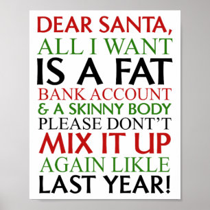 Beste Kerstman, alles wat ik wil is een dikke NK-a Poster