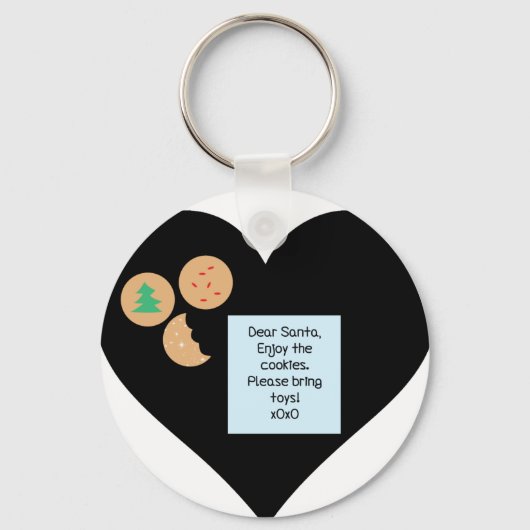 Beste Kerstman - Breng alsjeblieft Speelgoed Sleutelhanger (Voorkant)