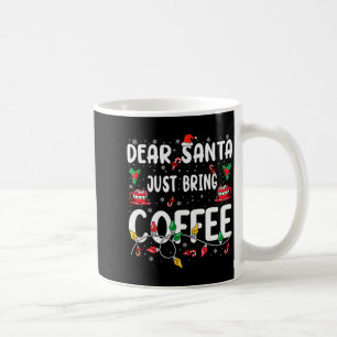Beste Kerstman Breng gewoon koffie Kerstkoffie Lie Koffiemok