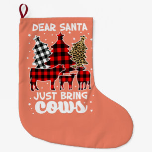 Beste kerstman, breng Koeien kerstbuffel mee Grote Kerstsok