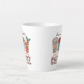 Beste kerstman, breng koffie mee latte mok (Voorkant)