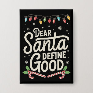 Beste Kerstman Definieer Goed Kerstmis Familie Mat Button