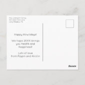 Beste Kerstman Definieer "Goede" Grappige Kerstfot Briefkaart (Achterkant)