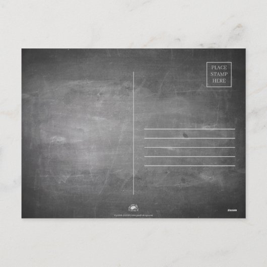 Beste kerstman feestdagenkaart (Achterkant)